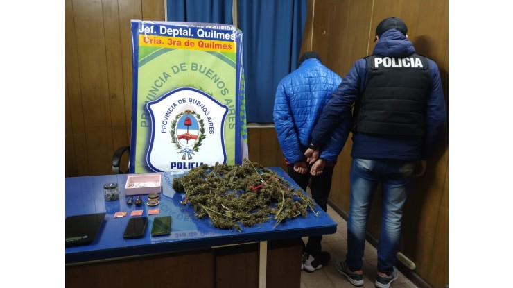 Atraparon a “Iancito”, un vendedor de drogas en Quilmes